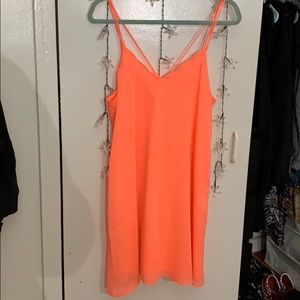 Neon Coral Dress